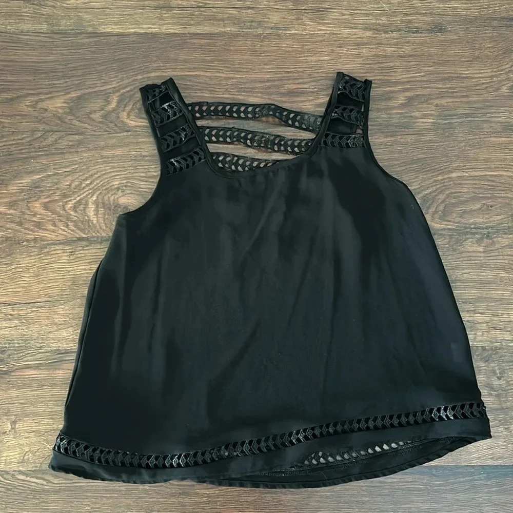 Sheer Black Tank Top | Black Tank Top